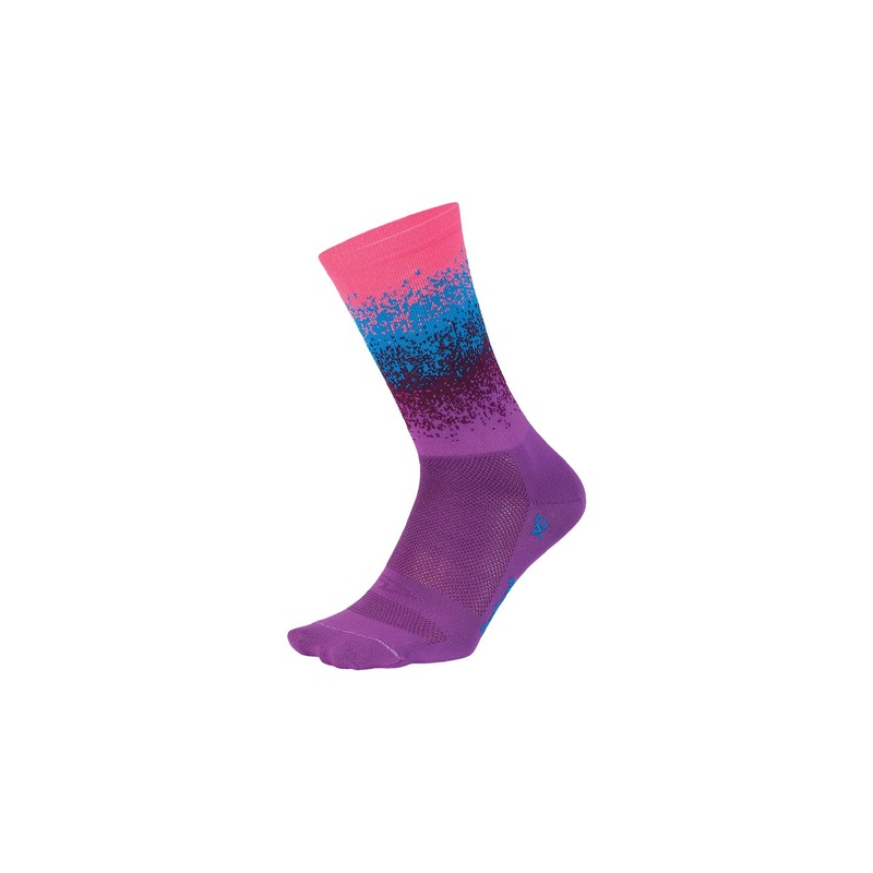 Sock DeFeet Aireator 6 Ombre Small Purple
