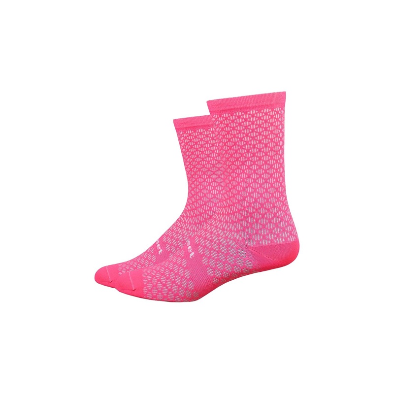 Sock DeFeet Evo Mont Ventoux 6 Small Visibility Pink
