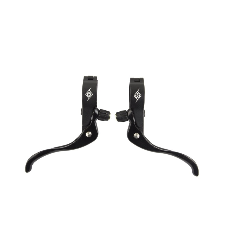 Cross Top Mount Levers Black Pair 2 Finger Short Pull 24.0