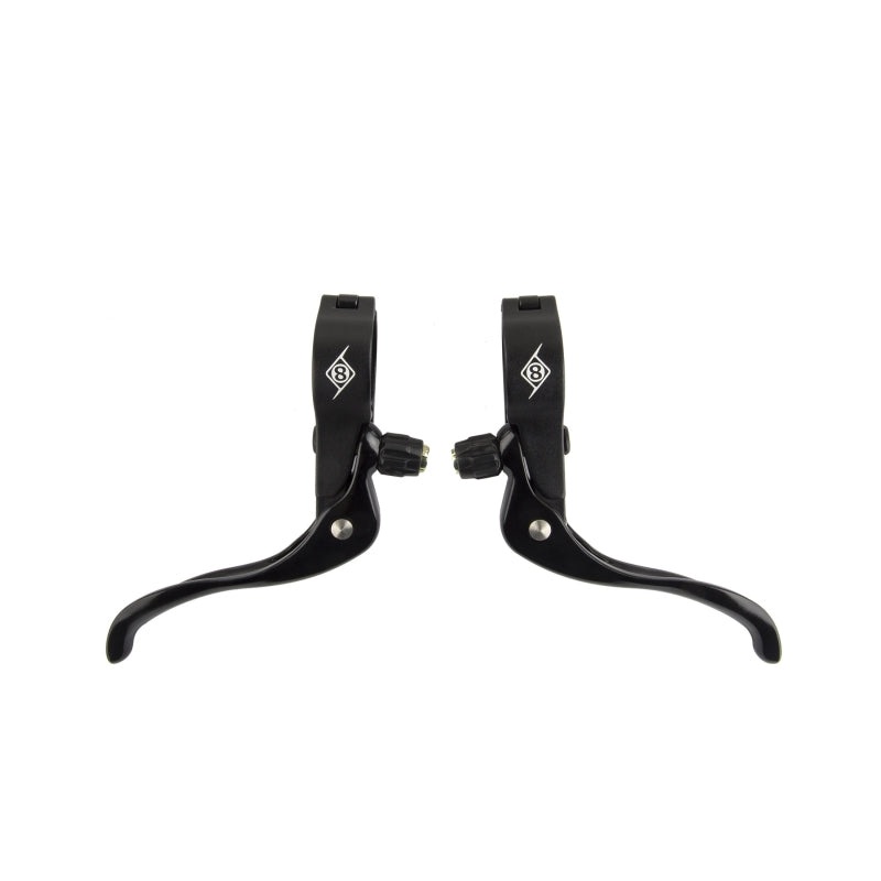 Cross Top Mount Levers Black Pair 2 Finger Short Pull 26.0