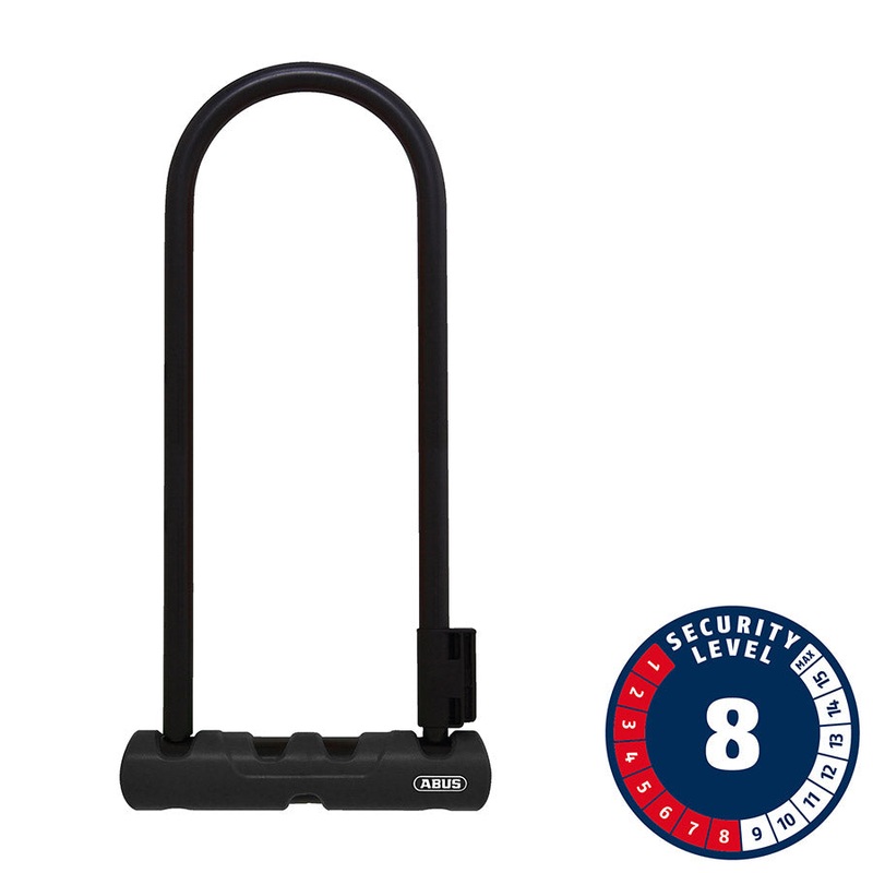 Abus Ultra 410 U-Lock – 11 x 6 SH34 Bracket Black/Green
