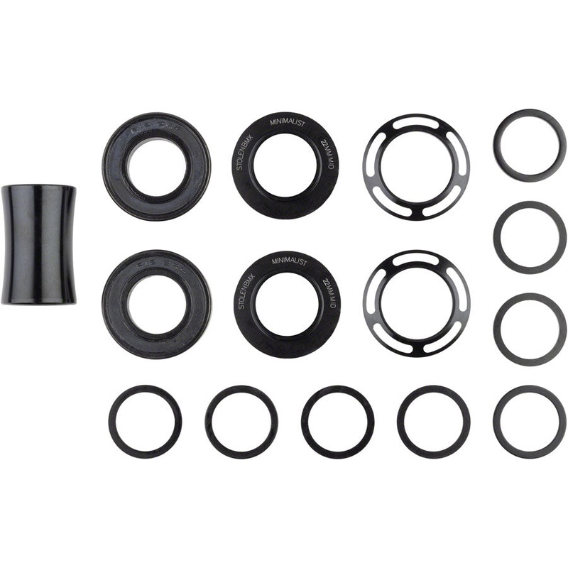 Minimalist Bottom Bracket – Mid 22mm Black