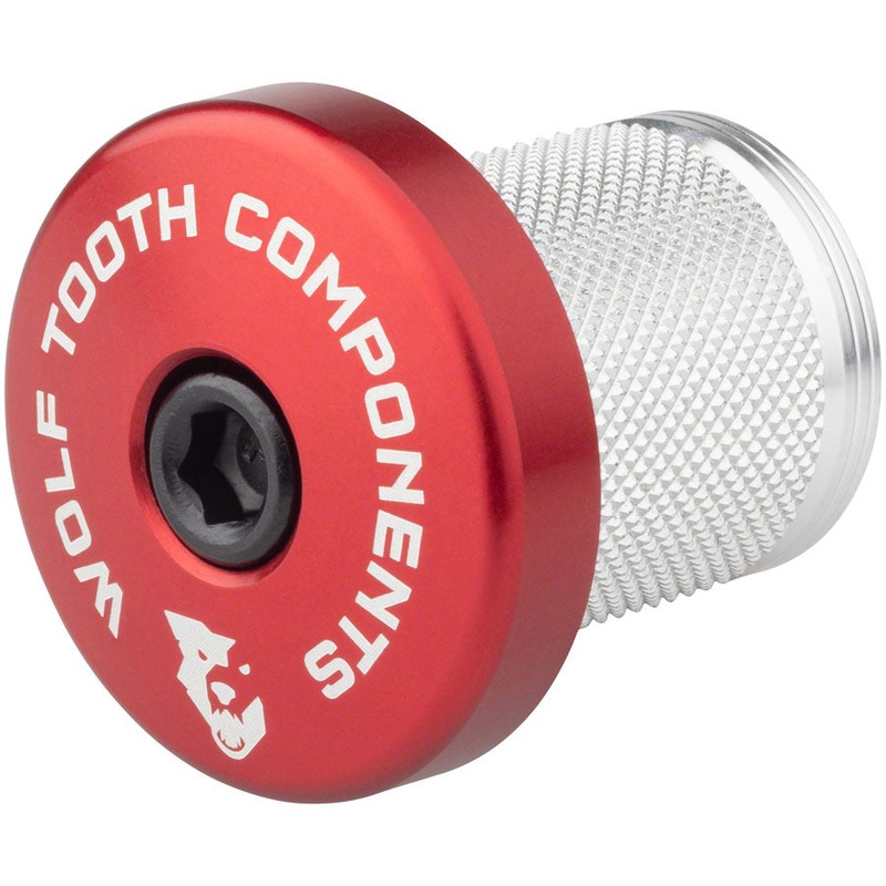 Compression Plug with Integrated Spacer Stem Cap Red