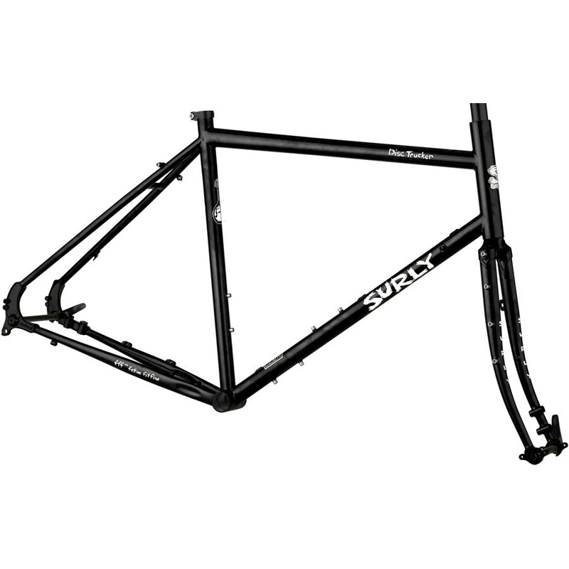 Disc Trucker Frameset – 700c Steel Hi-Viz Black