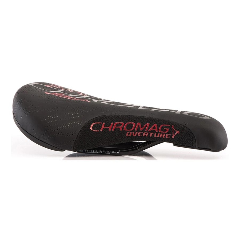 Overture Saddle 243 x 136mm Unisex 279g Black/Red