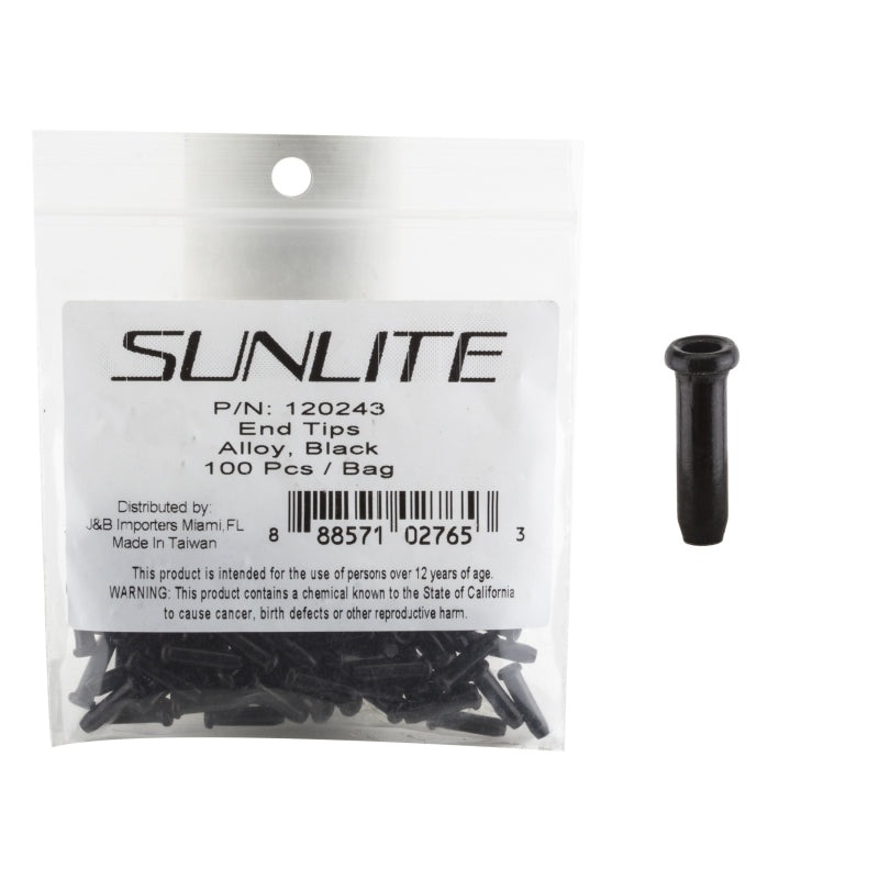 Cable Tips  Black Bag of 100