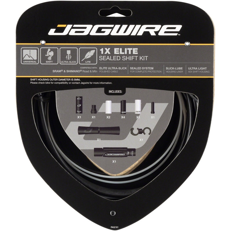 Elite Sealed Shift Cable Kit – SRAM/Shimano Polished Ultra-Slick Cables
