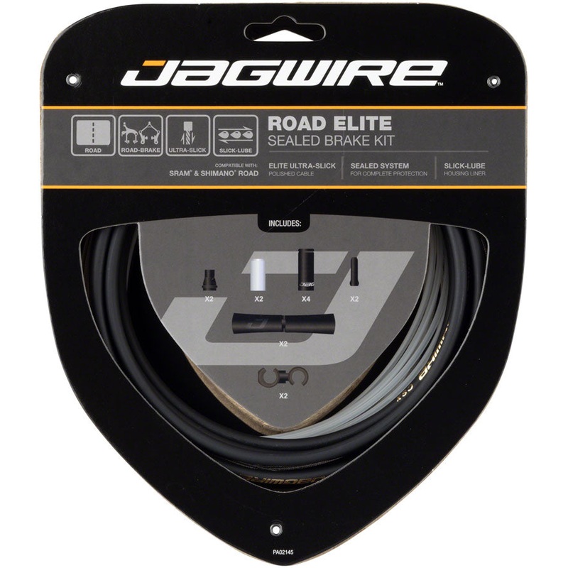 Road Elite Sealed Brake Cable Kit – SRAM/Shimano Ultra-Slick Uncoated Cables