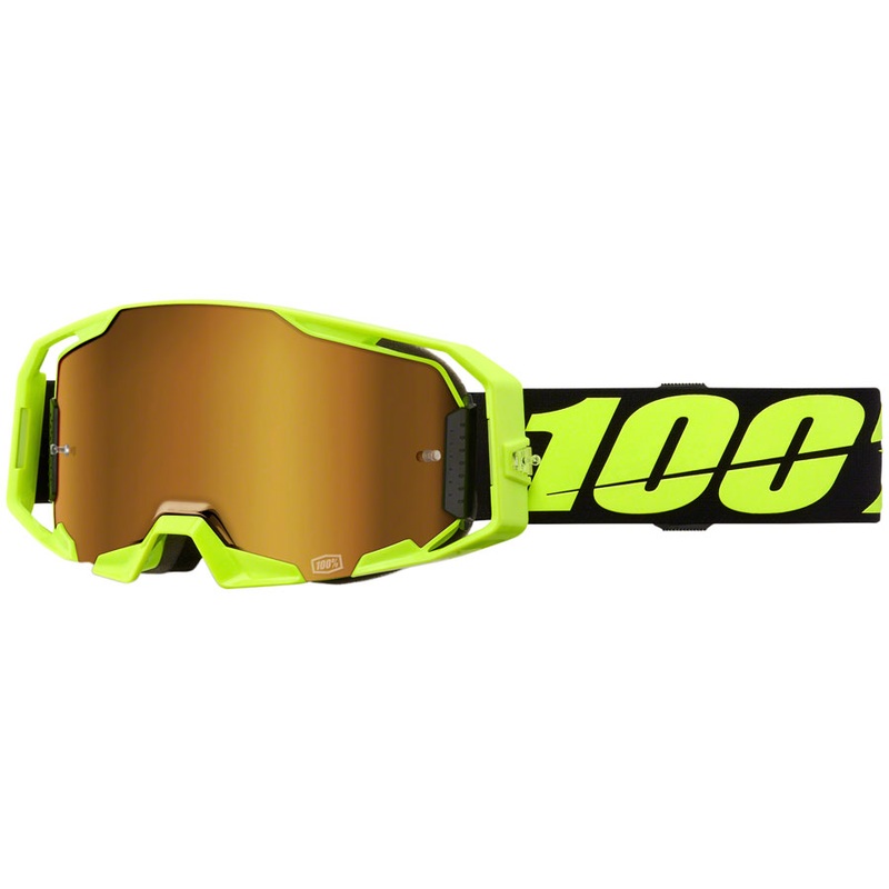ARmatic Goggles – Black/Neon Yellow Mirror True Gold Lens