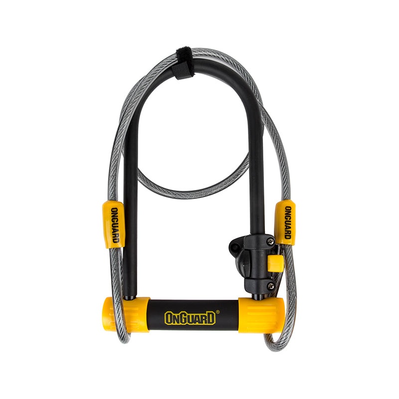 OnGuard BullDog Series U-Lock – 4.5 x 9 Keyed BLK Includes 4′ cable bracket