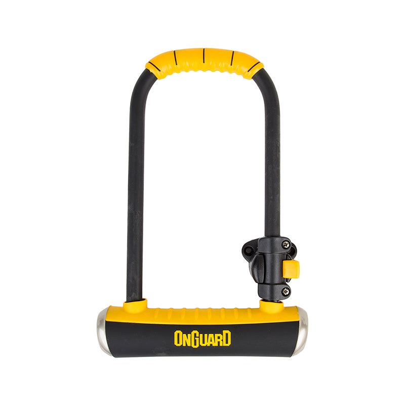 OnGuard PitBull Series U-Lock – 4.5 x 9 Keyed Black/Yellow Includes bracket