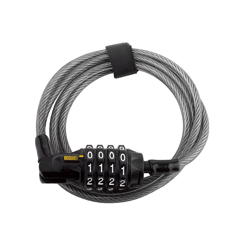 OnGuard Terrier Combo 4′ x 6mm Resetteble Combo Cable Lock