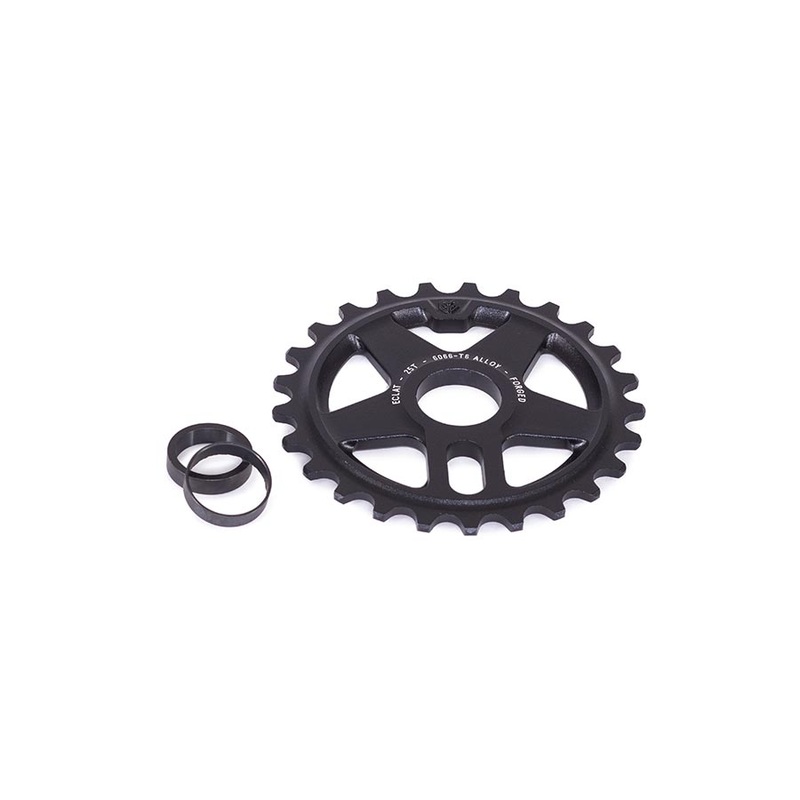 Onyx Chainring Teeth: 25 6061 Aluminum Black