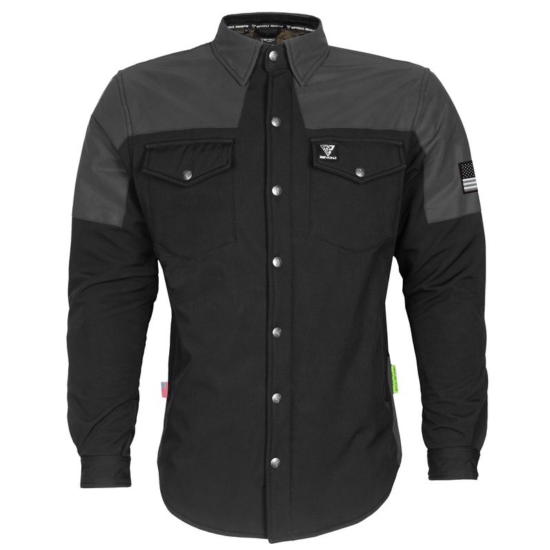 SoftShell Reflective Nightfall Nebula Winter Jacket for Men – Black Matte with Pads