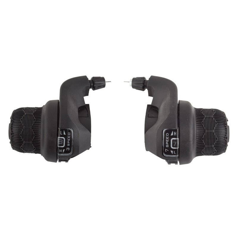 TS Twist Shifter  Pair 3x7sp 2 to 1 Blk