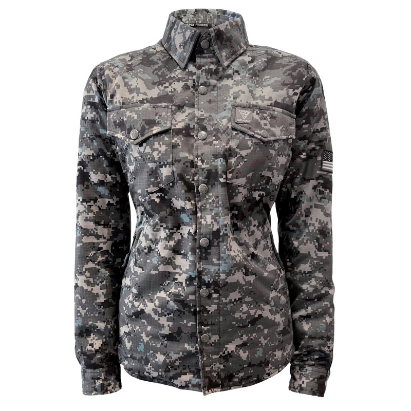 Protective Camouflage Shirt for Women Devil Six – with Pads