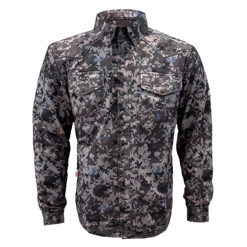 Summer Mesh Protective Camouflage Shirt Devil Six – with Pads