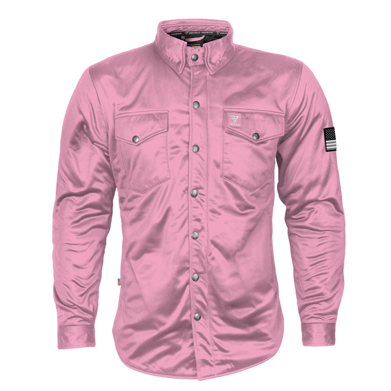 Ultra Protective Shirt – Light Pink Solid with Pads
