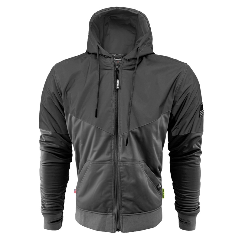 Ultra Reflective Hoodie Dark Grey Nebula with Pads