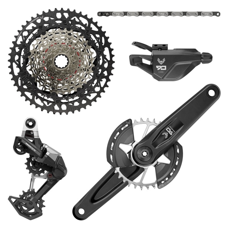 Eagle 90 T-Type Groupset – 175mm Wide Crank 32t Chainring Trigger Shifter 10-52t 12-Speed Cassette Rear Derailleur Chain