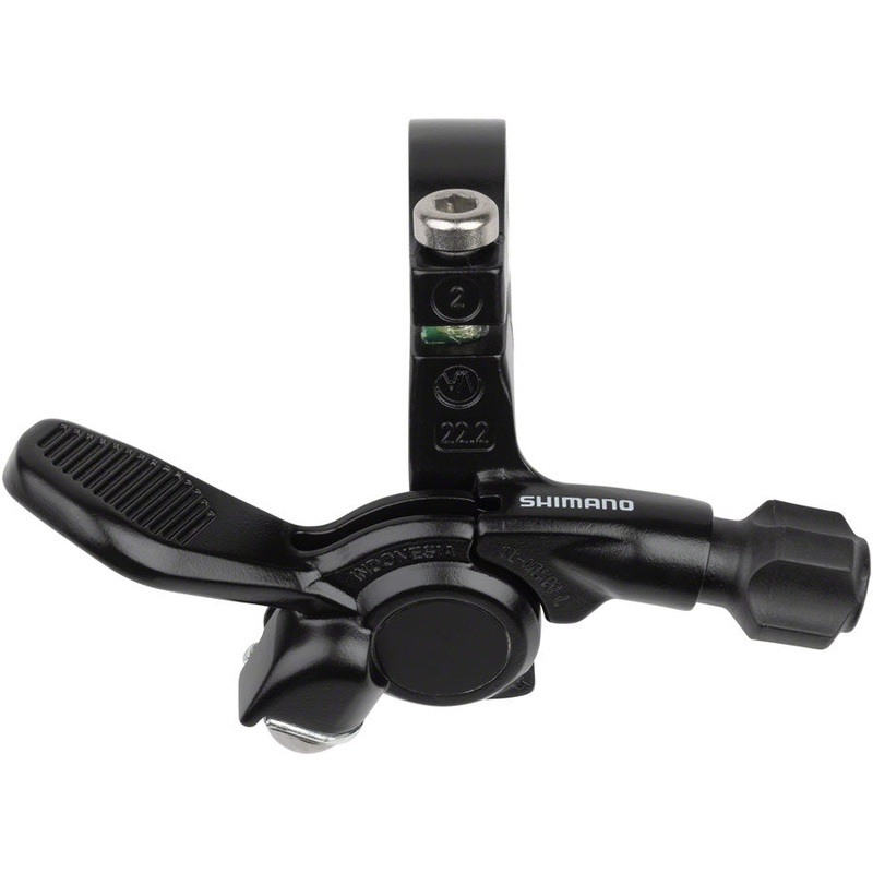 SL-MT500-L Dropper Seatpost Remote – Left Band Clamp Mount Black