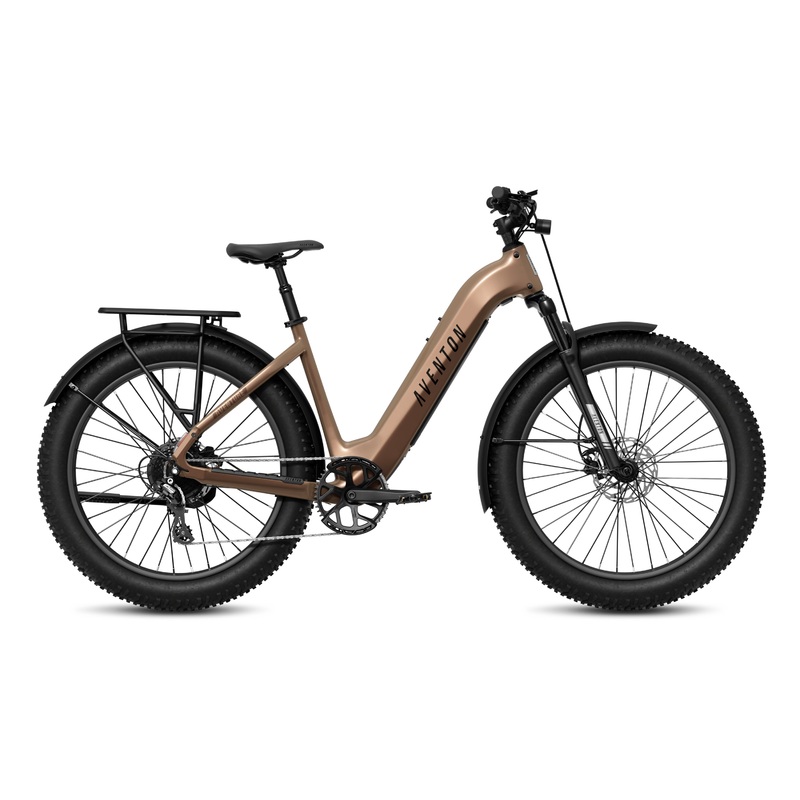 Aventure 3 Step Through Ebike|Step Over|Step Through|Regular|Large|Green|Grey|Bronze|Blue