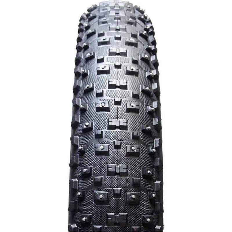 Snowshoe XL Studded Fat Bike Tire 26 x 4.8 120tpi Folding Bead Silica Compound