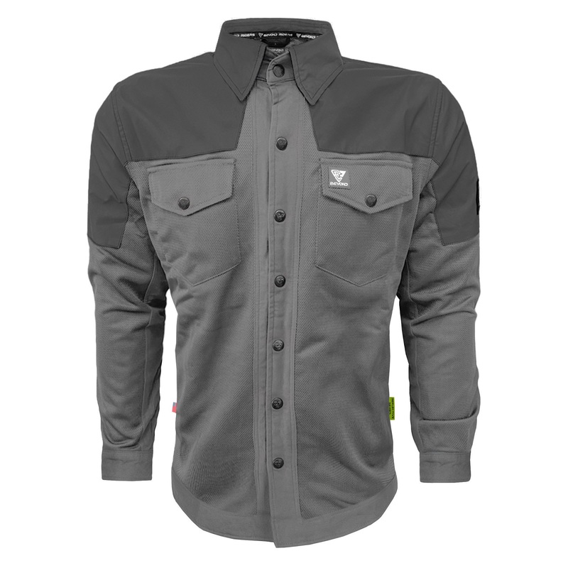 Summer Mesh Reflective Shirt Dark Grey Nebula – with Pads