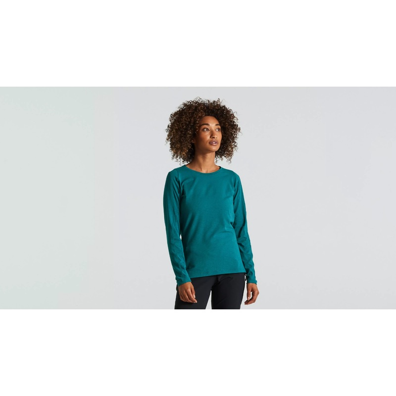 Women’s Trail Long Sleeve Jersey – Tropical Teal