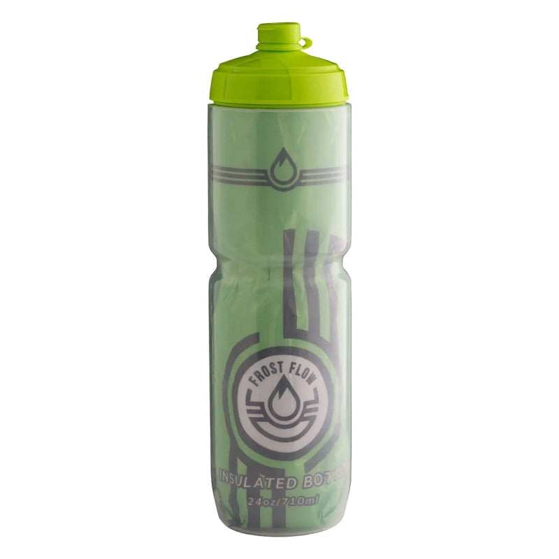 Frostflow Insulated Bottle Insulated Zoom Zebra Green 24oz