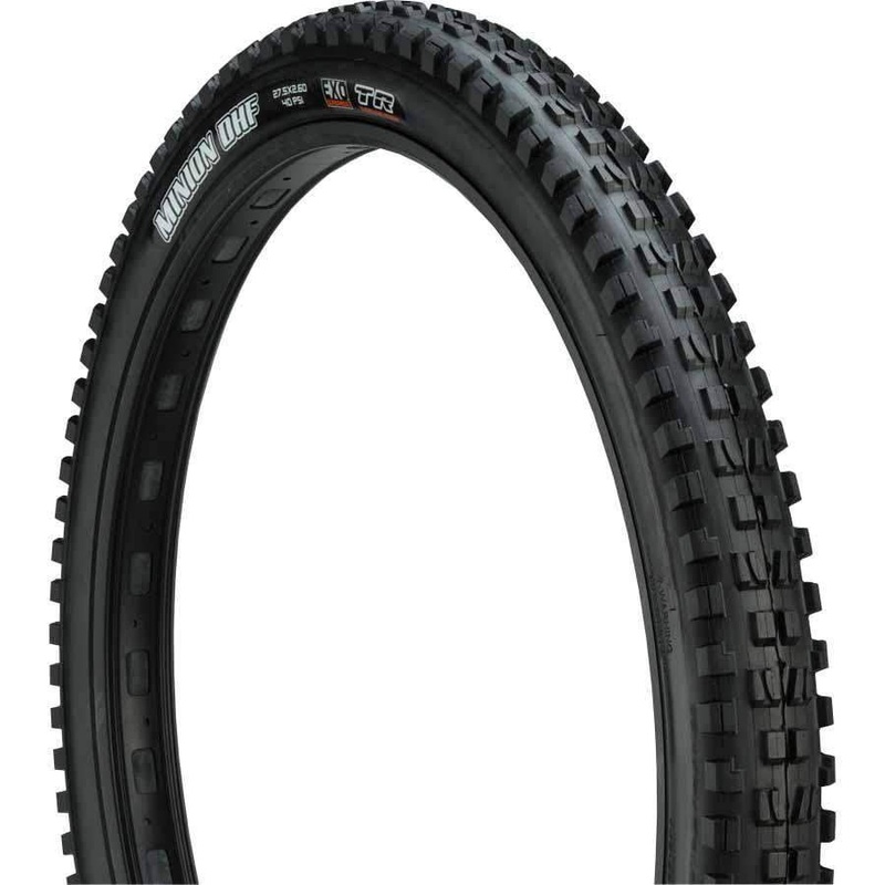Minion DHF Bike Tire: 27.5 x 2.60, 60tpi, Dual Compound, EXO, Tubeless Ready