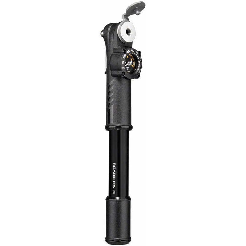 Road DA G Mini Pump – 120psi With Gauge Presta only Black
