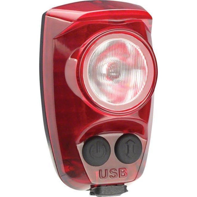Hotshot Pro Water-Resistant 150 USB Rechargeable Rear Bike Light