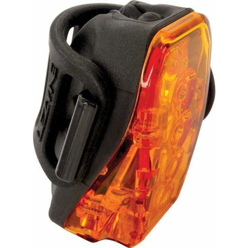 LED Laser Drive Rear Light Black