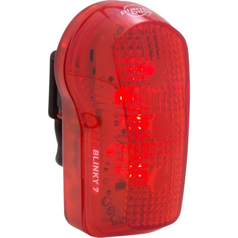 Blinky 7 LED Bike Taillight: Red/Black