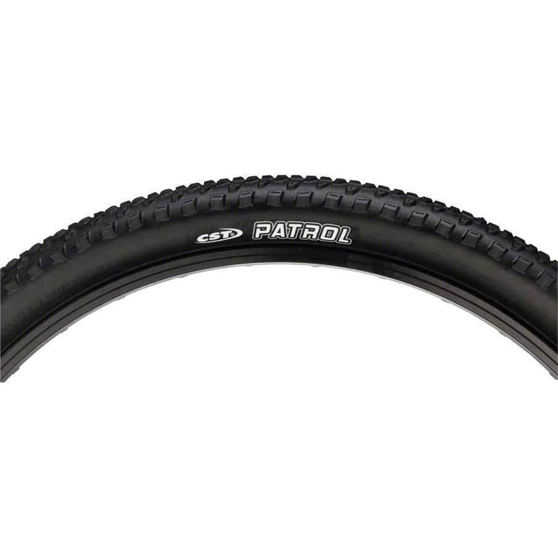 Patrol Bike Tire 26 x 2.1 Single Compound, 27tpi, Steel Bead