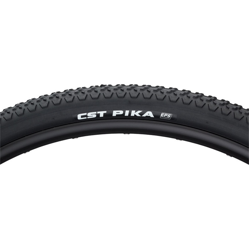Pika Gravel Bike Tire – 700 x 38, Clincher, Wire, Black, Dual Compound, EPS Puncture Protection
