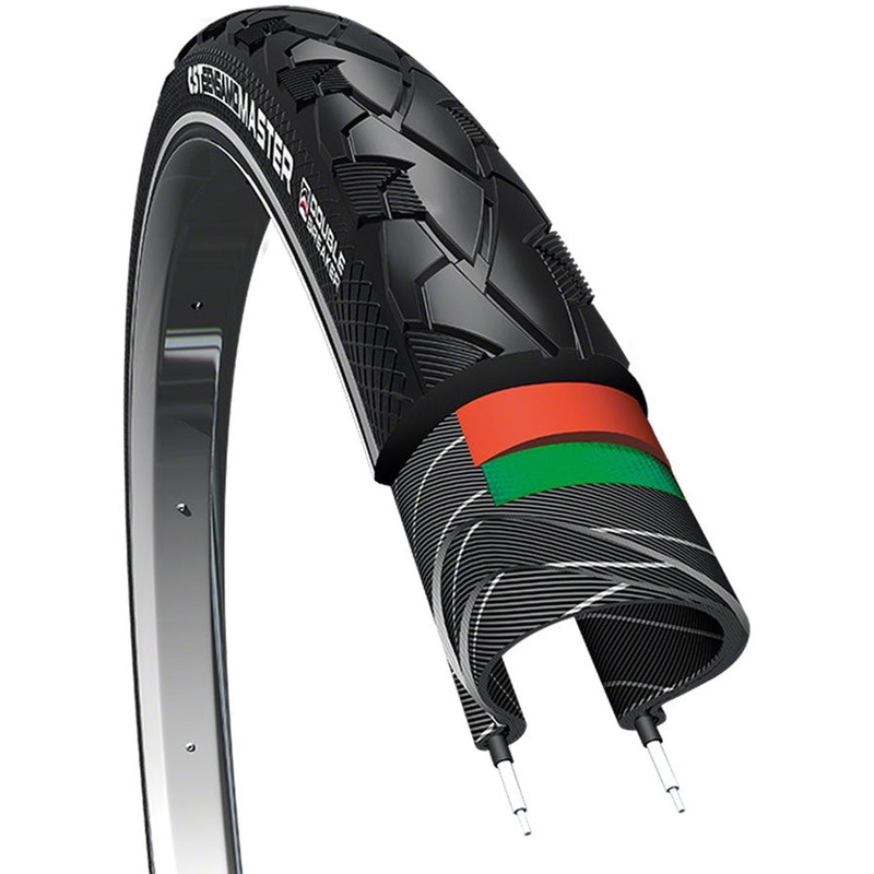 Sensamo Master Road Bike Tire – 700 x 38, Clincher, Wire, Black, Double Breaker