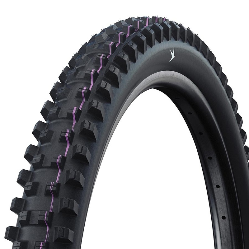 Shredda Front Tire – 29 x 2.50 Tubeless Folding BLK Evolution Line Gravity Pro Addix Soft Radial E-50