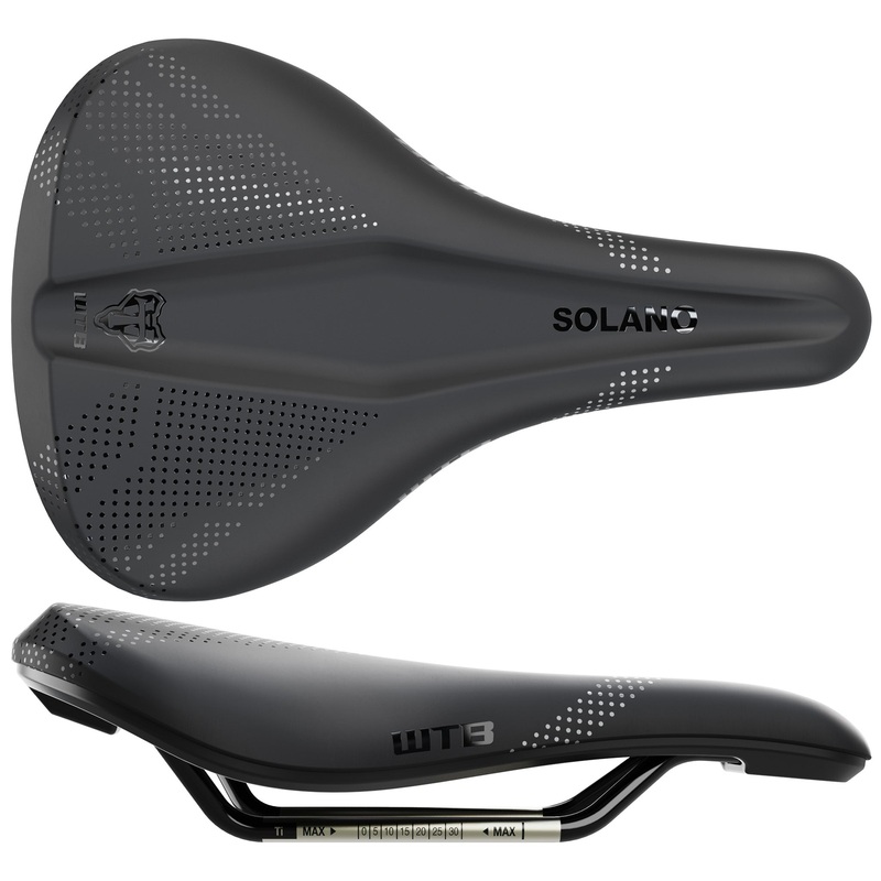 Solano Saddle – Titanium Black Wide Fusion Form