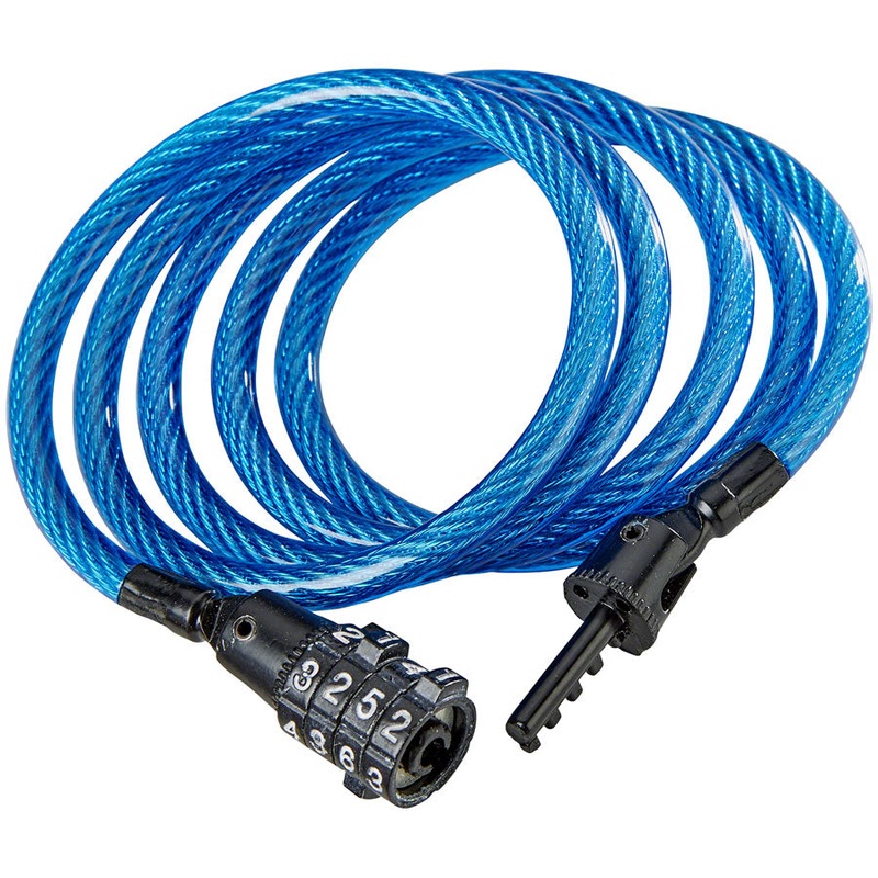 KryptoFlex Keeper 712 4-Digit Combo Cable Lock 4 x 7mm Assorted Colors