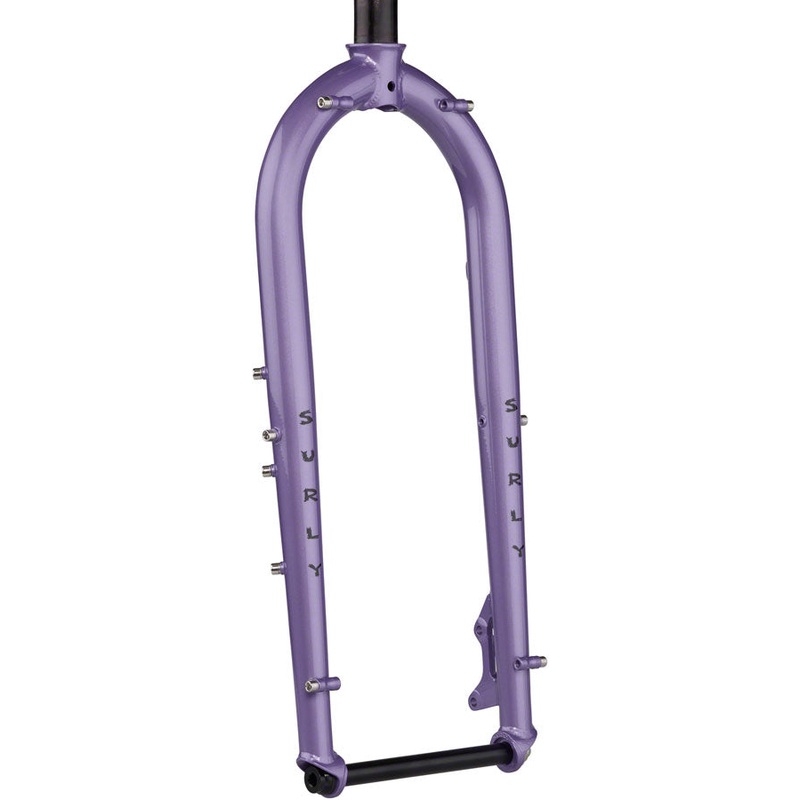 Ice Cream Truck Fork – 26 15x150mm Thru-Axle 1-1/8 Straight Steerer Steel Taro Milk Tea