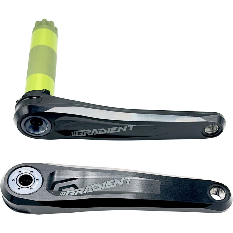 Gradient Modular 1x Crankset – 170mm Fits Shimano SRAM 11/12-Speed Drivetrains 30mm BB392EVO Spindle BLK