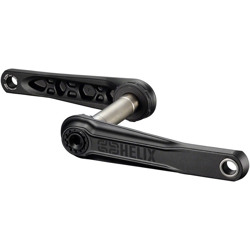 Helix Core Crankset – 165mm 73mm 24mm Spindle P3 Connect Interface BLK