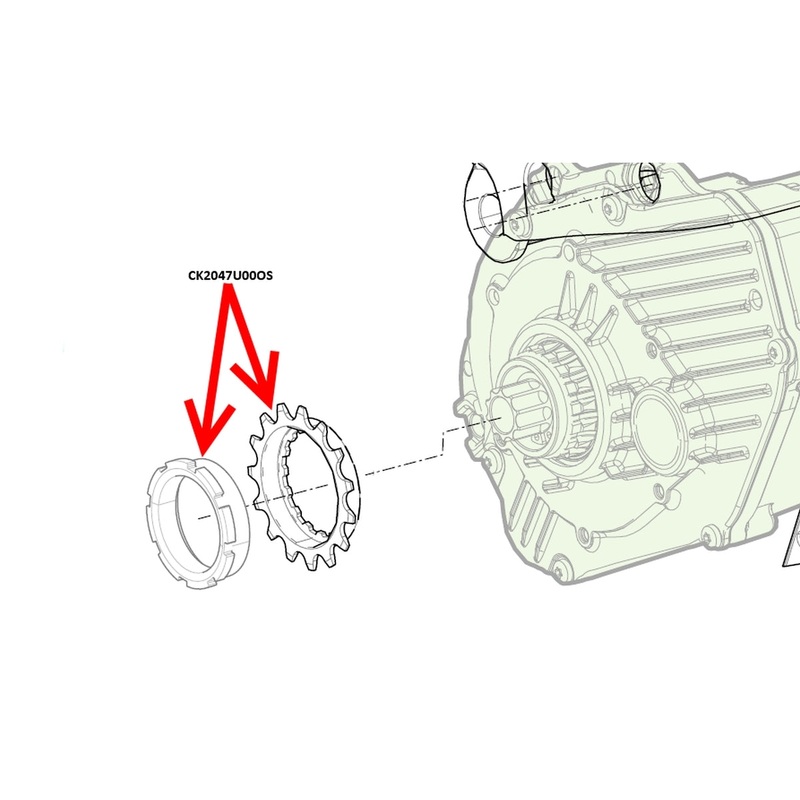 Moterra Sprocket and Lockring|Default