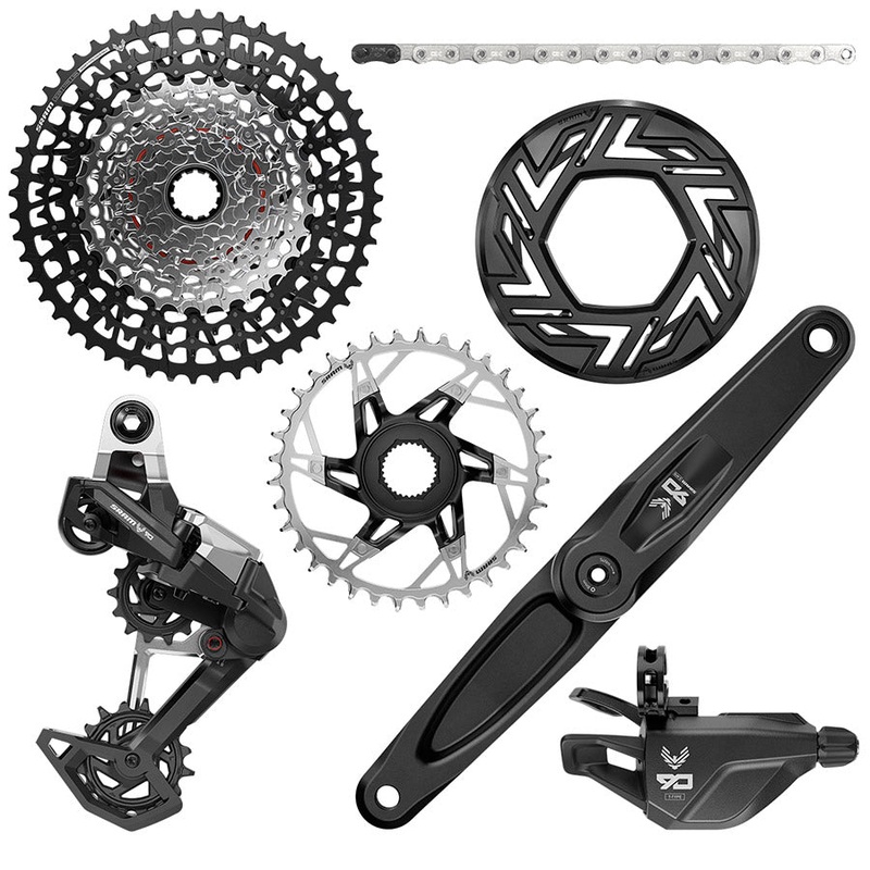 Eagle 90 Ebike Groupset –  165mm  Bosch 36T Clip-on Guard Chain XS-1275 10-52t Single Click Shifter Rear Derailleur