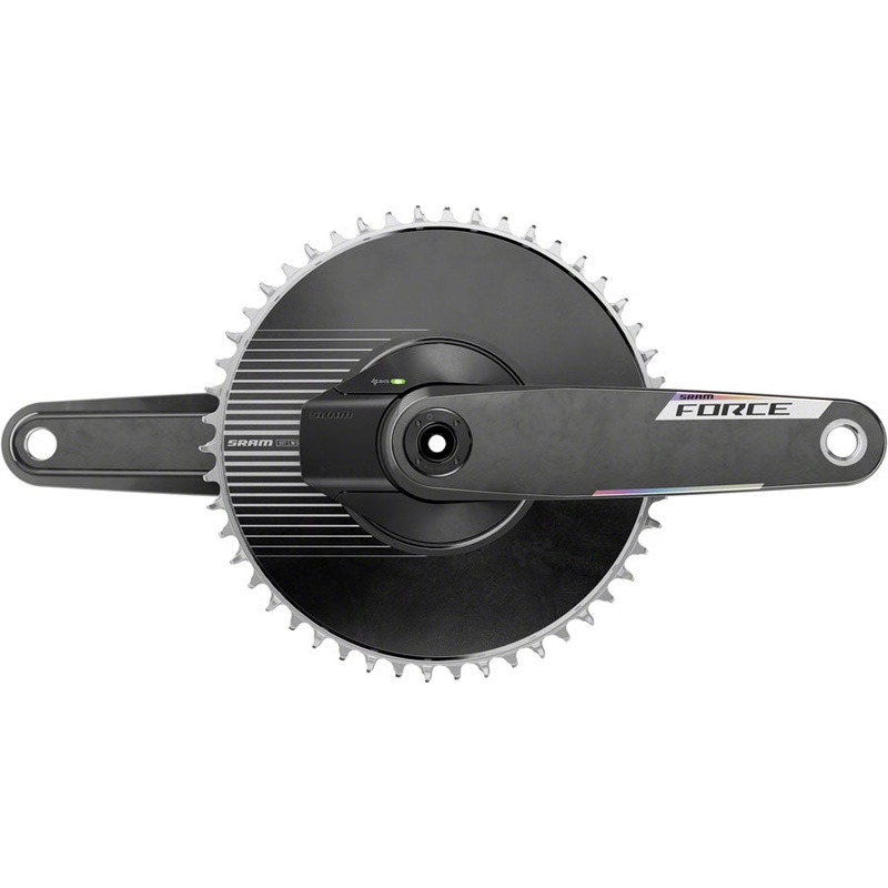 Force 1 AXS Power Meter Crankset – 165mm 12-Speed 50t Aero PM Chainring 8-Bolt Direct Mount DUB Spindle Carbon E1