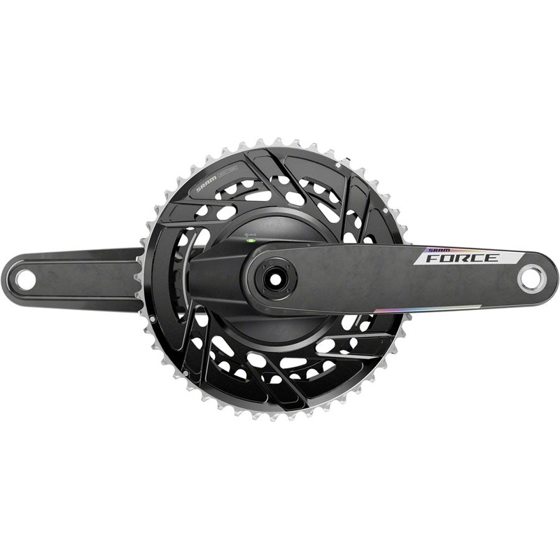 Force AXS Power Meter Crankset – 175mm 12-Speed 48/35t Thread Mount 8-Bolt PM Spider DUB Spindle Carbon E1