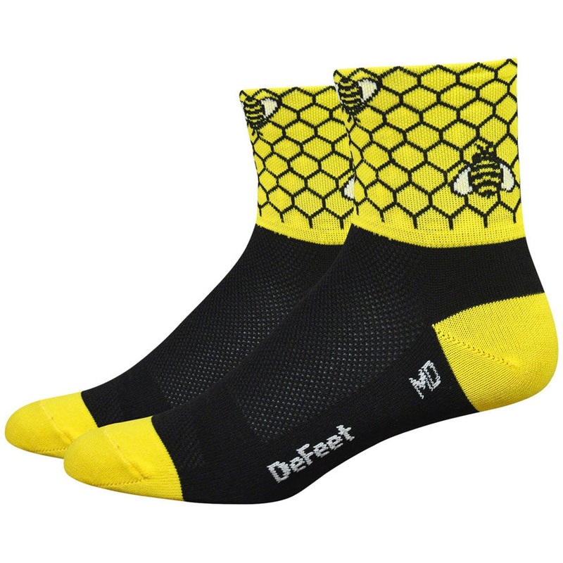 Aireator Bee Aware Bike Socks – Yellow/Black