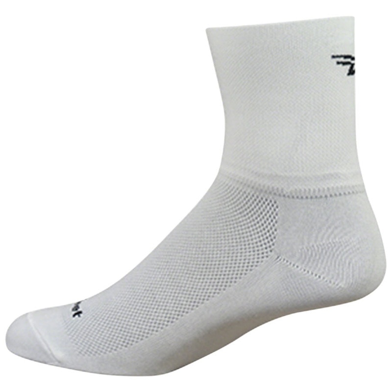Aireator D-Logo Short Bike Socks – White